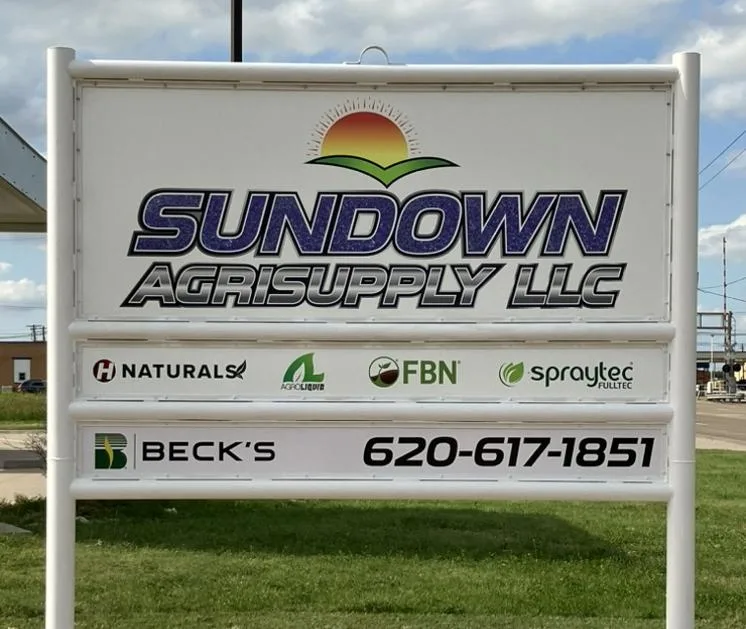 Sign board of Sundown Agrisupply